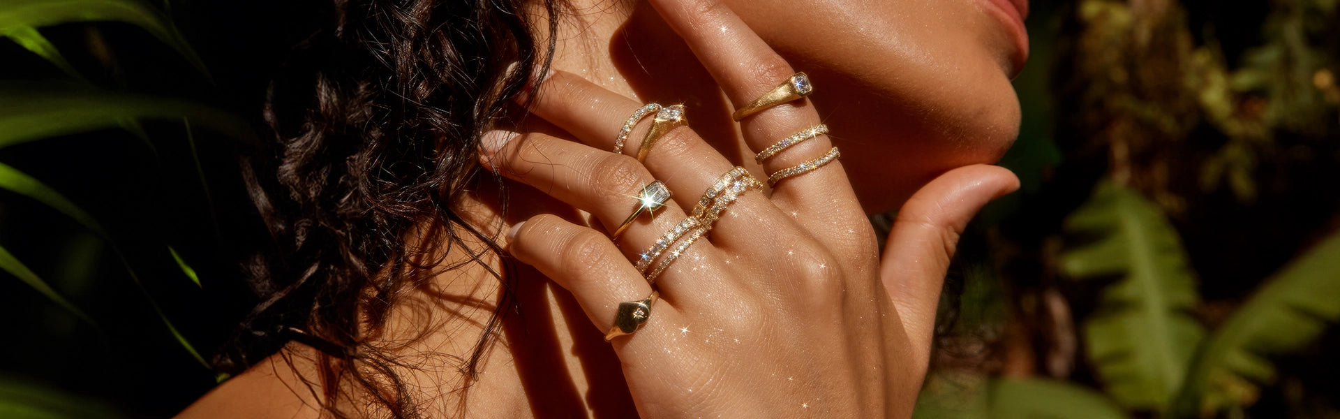 Dainty solid best sale gold rings