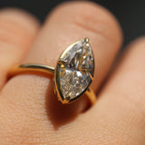 Venus with Lab Marquise Diamond