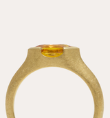 Athena Ring with Golden Sapphire