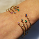 Gemini Pink Sapphire Cuff