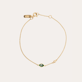 Green Marquise Evil Eye Bracelet