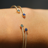 Gemini Blue Sapphire Cuff