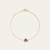 Little Red Heart Bracelet