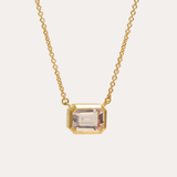 Hera Necklace with Madagascan Pale Pink Sapphire