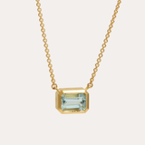 Hera Necklace with Aquamarine