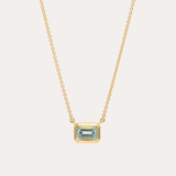 Hera Necklace with Aquamarine