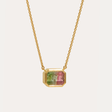 Hera Necklace with Brazilian Watermelon Tourmaline