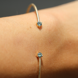 Gemini Green Sapphire Cuff