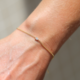 Eos Pear Shape Lab Diamond Bracelet