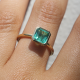 Esmeralda with Square Emerald Cut Emerald