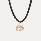 Queenie Pendant with Oval Morganite
