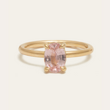 Lily with Oval Pink Sapphire