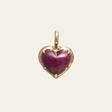 Oracle Necklace with Ruby Heart