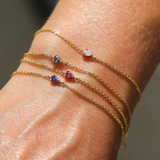 Eos Pear Shape Pink Sapphire Bracelet