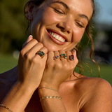 Zia Ring with Bi Coloured Tourmaline