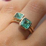 Esmeralda with Emerald Cut Emerald