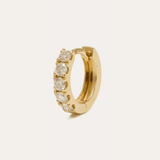 Big Diamond Huggie Medium