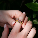 Lily with Oval Pink Sapphire