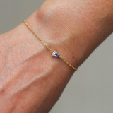 Lyra Blue Sapphire & Lab Diamond Bracelet