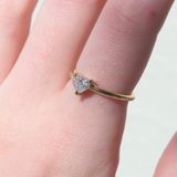 Albi with Natural Heart Shape Diamond