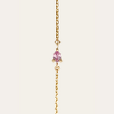 Eos Pear Shape Pink Sapphire Bracelet