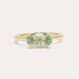 Kennie Ring with Oval Mint Quartz