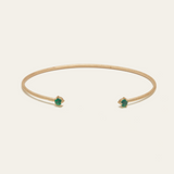 Gemini Emerald Cuff
