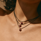 Oracle Necklace with Ruby Heart