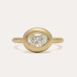 Palazzo Ring with Lab Diamond