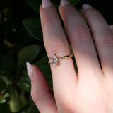 Lily with Oval Pink Sapphire