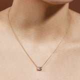 Hera Necklace with Madagascan Pale Pink Sapphire