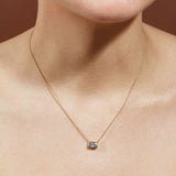 Hera Necklace with Aquamarine