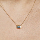 Hera Necklace with Aquamarine