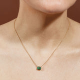 Hera Necklace with Zambian Emerald