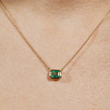 Hera Necklace with Zambian Emerald