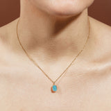 Scarab Necklace Turquoise