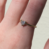 Albi with Natural Heart Shape Diamond