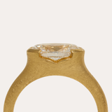 Celeste with Lab Oval Diamond