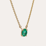 Roxy with Oval Zambian Emerald