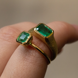 Esmeralda with Square Emerald Cut Emerald