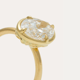 Venus Ring with Lab Oval Diamond