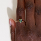 Ivy Solitaire with 1.19ct Green Sapphire