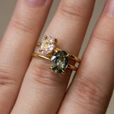 Lily with Oval Pink Sapphire