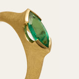 Athena with Marquise Zambian Emerald