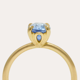Atmos Ring with Ceylon Blue Sapphire