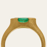 Athena with Marquise Zambian Emerald