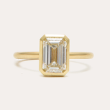 Billie Ring with Emerald Cut Lab Diamond