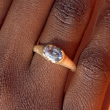 Selene Solitaire with 1.49ct Grey Sapphire