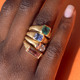 Selene Solitaire with 1.49ct Grey Sapphire