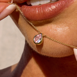 Aether Necklace with Madagascan Pink Sapphire
